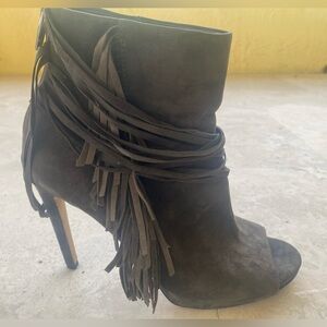 Vince Camuto Charcoal Ferdinand Open Toe Boot